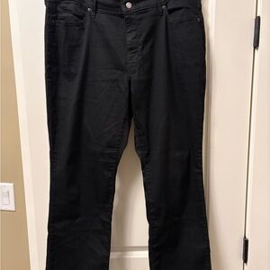 Women's Classic Black Straight Leg Levi’s Strauss size 20W